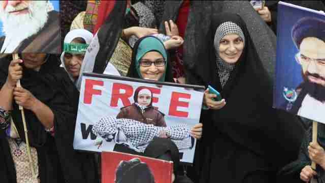 Los pakistaníes salen a la calle para reivindicar el día de Al Quds