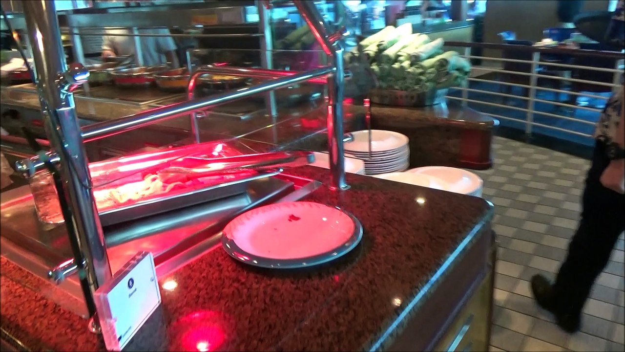 Breakfast in the Windjammer Serenade of the Seas Royal Caribbean