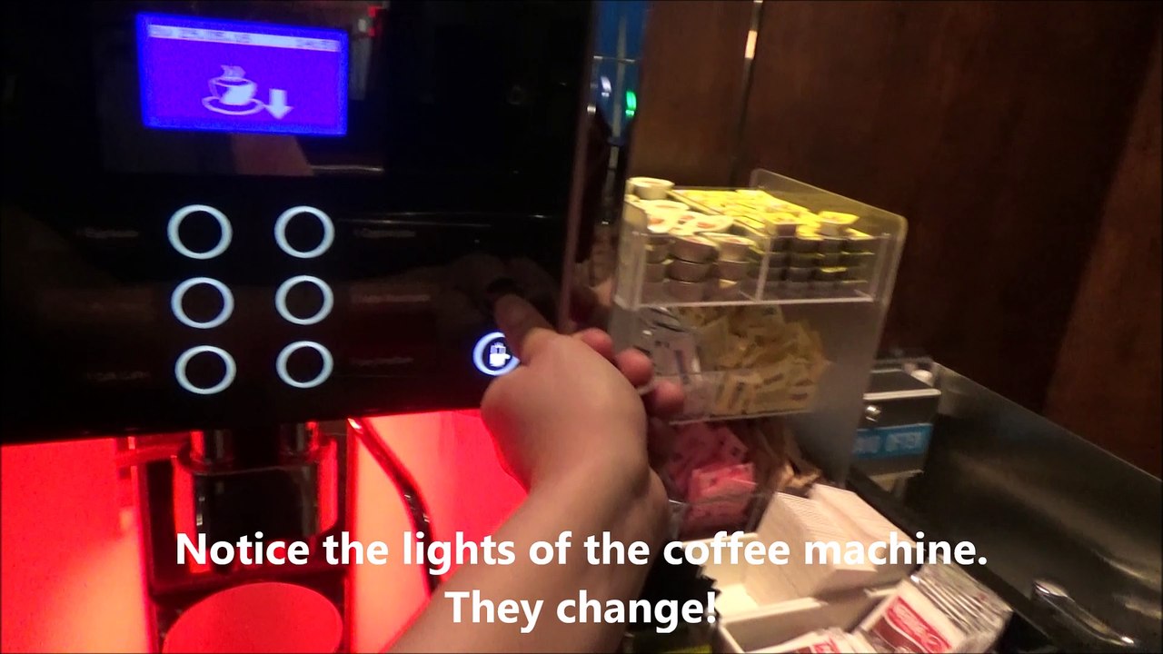 Serenade of the Seas Diamond Lounge Coffee Machine and Breakfast