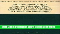 Download Animal Minds and Human Morals: The Origins of the Western Debate (Cornell Studies in