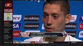 Clint Dempsey Post-Match Interview | LIVE 6-26-14