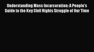 Read Book Understanding Mass Incarceration: A People's Guide to the Key Civil Rights Struggle