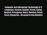 [PDF] Computer and Information Technology in 11 Languages: German English French Italian Spanish