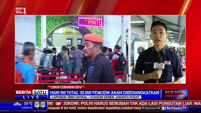 Musim Mudik, Stasiun Senen Dilengkapi Posko Kesehatan