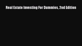 Read Real Estate Investing For Dummies 2nd Edition Ebook Free