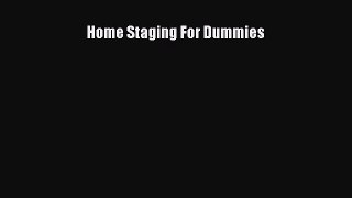 Download Home Staging For Dummies PDF Free