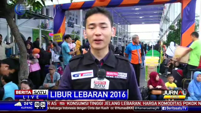 Pemudik di Stasiun Senen Naik 20 Persen