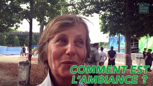 Notre supportrice italienne trouve les Français élégants, mais un peu coincés