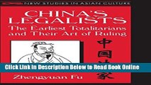 Read China s Legalists: The Early Totalitarians (New Studies in Asian Culture)  Ebook Free