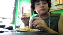 Crazy man eats nachos in 3:29 hours