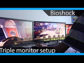Bioshock Infinite Triple Monitor Test (Medium settings, 4800 x 900 ) i7-4790k R9 270