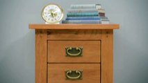 Rustic Oak Bedside Cabinet - PineSolutions
