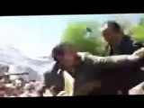 Iran 28 April 2013 - Protesters stops Ahmadinejads vehicle in Tabriz city