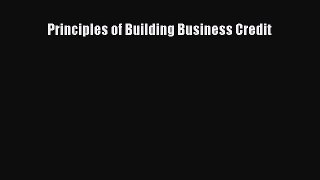 Download Principles of Building Business Credit PDF Online