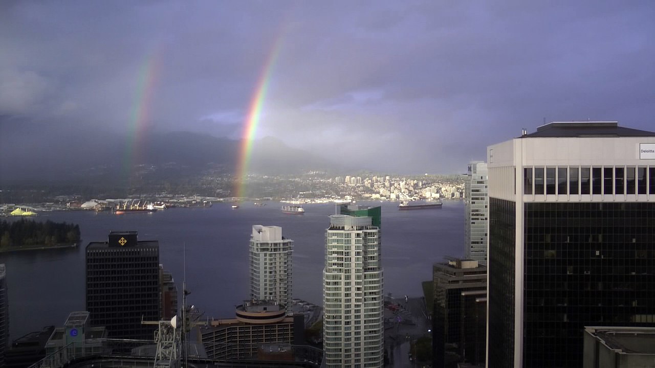 Rainbow In Vancouver
