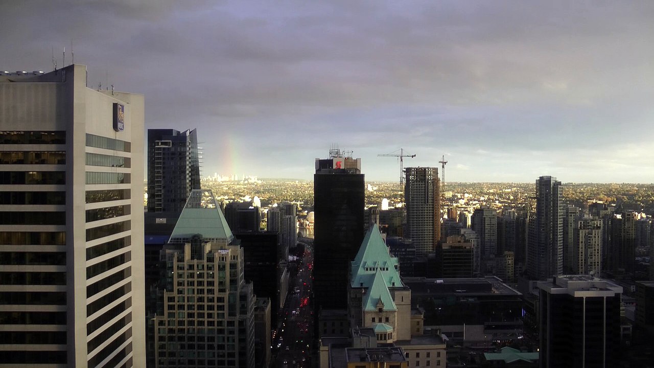 Downtown Vancouver On October 10, 2015