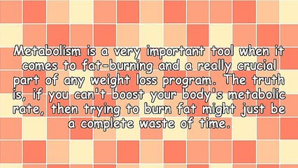 Boost Your Metabolic Rate in 7 Days