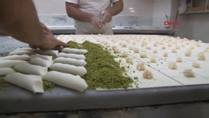 Gaziantep - Gaziantep'te Bayram Öncesi Tatlı Hazırlık