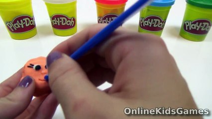 Play Doh Pebbles vs Bam Bam Flintstone Babies PlAy DOh Modeling Video