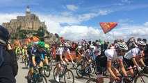 Tour de France : Les coureurs passent au pied du Mont