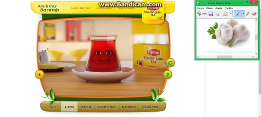 Lipton Akıllı Çay Bardağı-1 "Sarımsak"