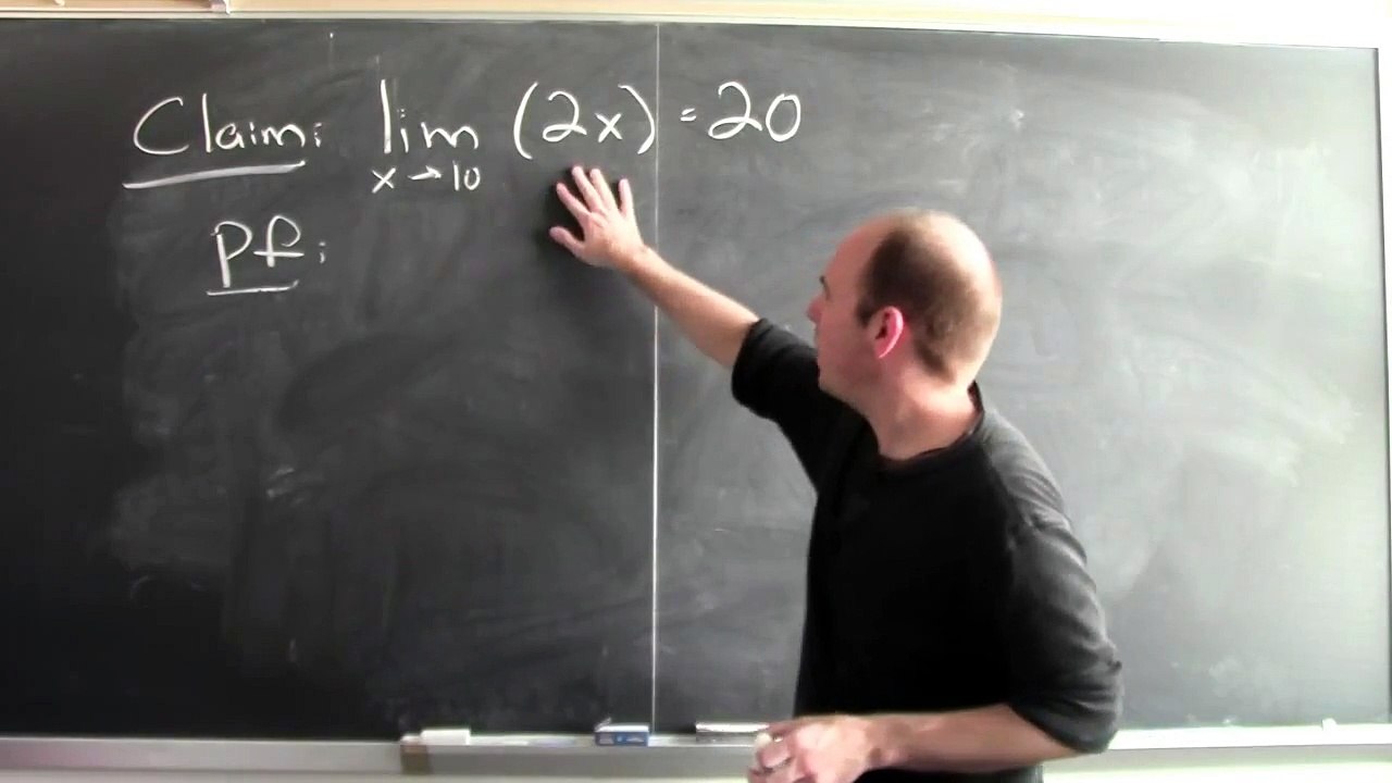 Why is the limit of 2x as x approaches 10 equal to 20?