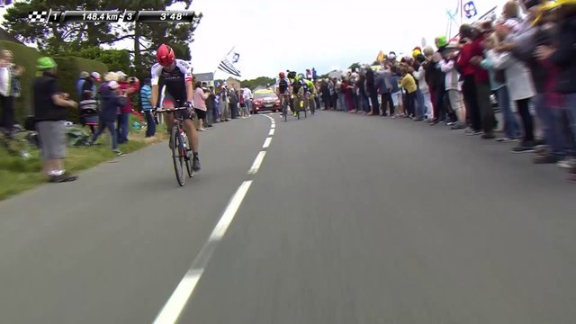 148 KM restants - Étape 1 (Mont-Saint-Michel / Utah Beach) - Tour de France 2016