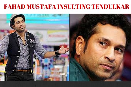 Fahad Mustafa Insults Sachin Tendulkar in Live Show Jeeto Pakistan Jeeto