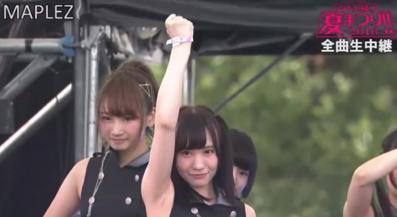 MAPLEZ（メイプルズ）　アイドル横丁夏まつり!! 2016 in横浜赤レンガパーク　16年7月2日
