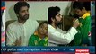 Ahmed Shahzad visits Amjad Sabri's house for condolence, Amjad Sabri ke betay ko apne naam ki shirt pehnayi