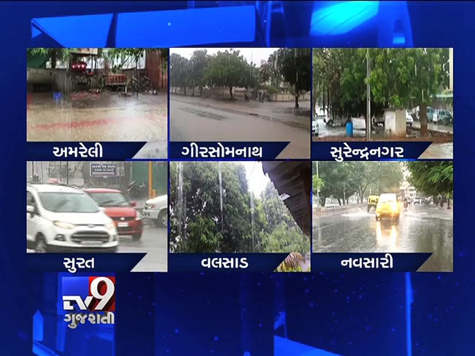Parts of Gujarat receive rain, water level rising in major rivers - Tv9 Gujarati