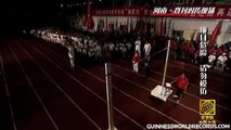 World record high jump by stilts 2,71 m (Wu Jialong, Dengfeng, Henan Province, China, 09/2008) -Slow