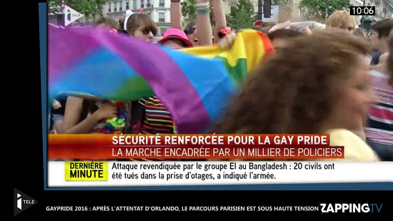 GayPride 2016 : Après l'attentat d'Orlando, le parcours parisien est sous haute tension (Vidéo)