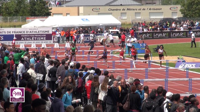 Finale 100 m haies Cadettes