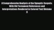 Download A Comprehensive Analysis of the Synoptic Gospels: With Old Testament References and