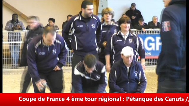 Coupe de France de pétanque 2016 : Canuts Vs Champagne