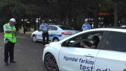 Çanakkale'de Bayram Öncesi Sürücülere Broşürlü Uyarı