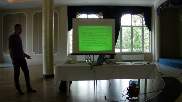 Wykład Obserwacja zawodnika podczas meczu piłkarskiego - Test mecz Strawczyn 1