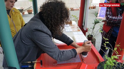 Pouldergat (29). La sérigraphie sur crêpes : des croquis à croquer !