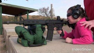 Seven-Year-Old Little Girl Shows Journalist How To Shoot AR-15