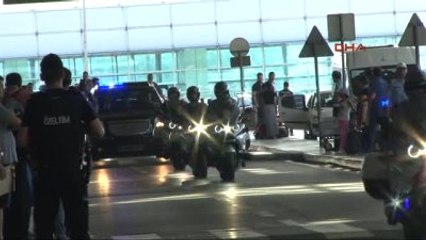 Umhurbaşkanı Erdoğan, Atatürk Havalimanı'nda İncelemelerde Bulundu