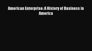 Read American Enterprise: A History of Business in America Ebook Free