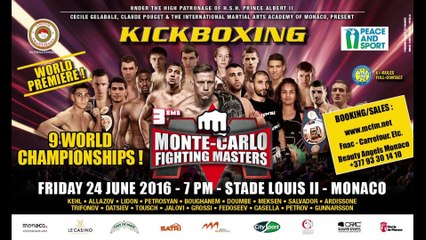 Cédric DOUMBE vs Ljubo JALOVI  MONTE-CARLO FIGHTING MASTERS 3 24.6.2016