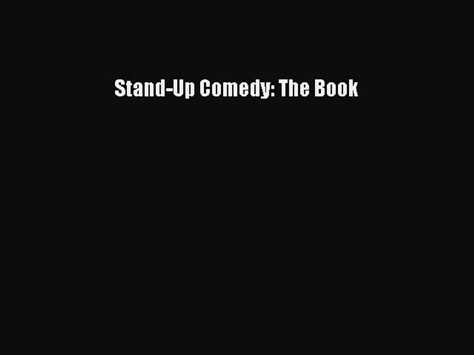 Read Books Stand-Up Comedy: The Book ebook textbooks