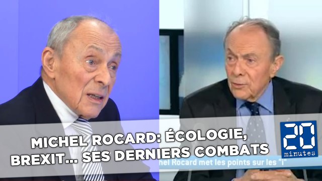 Michel Rocard: Écologie, Brexit... Ses derniers combats