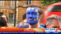 Multitudinaria marcha en Londres en rechazo del ‘Brexit’