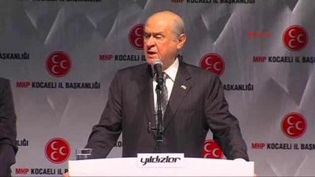 Kocaeli-Mhp Genel Başkanı Devlet Bahçeli Kocaeli İl Teşkilatının Düzelediği İftar Programında...