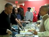 President Obama and his family serving iftari to his White House Muslim Staff