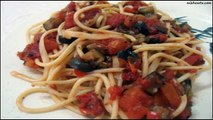 Recipe Spaghetti With Tomato and Aubergine (Eggplant) Sauce
