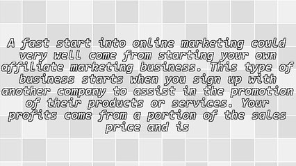 Get A Fast Start With Affiliate Marketing